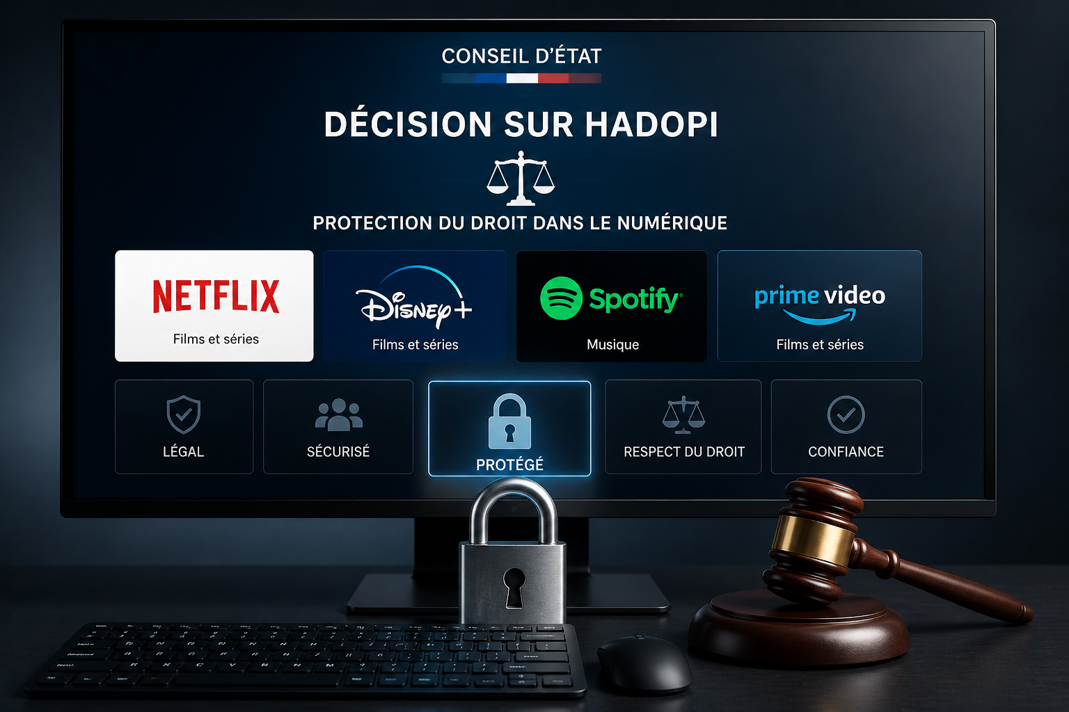 Hadopi : 13 millions d'avertissements, 500 jugements — le Conseil d'État signe l'acte de décès d'un dispositif qui n'a jamais vraiment fonctionné
